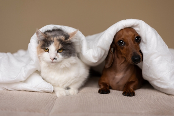 Cães e gatos precisam de cuidados especiais no inverno